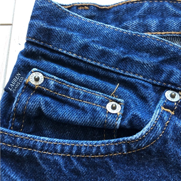 Vintage Lauren Jeans Ralph Lauren Ankle Blue Jeans Women’s Size 8P - Picture 8 of 13